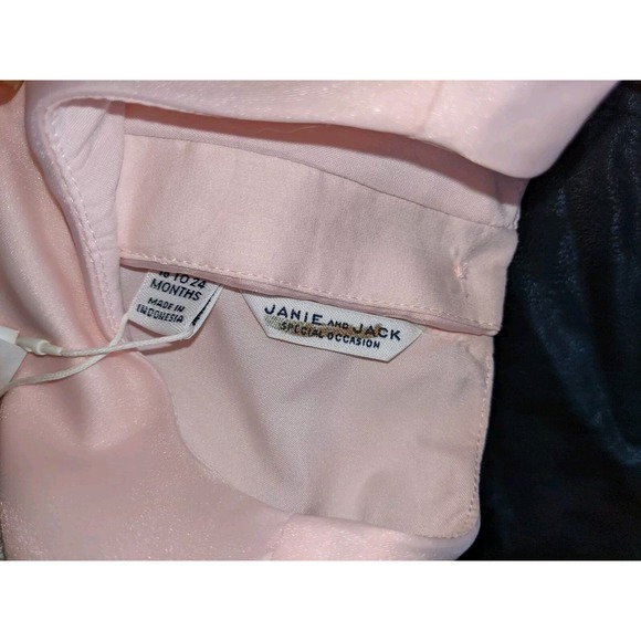 Janie And Jack Dress 18-24 Months Special Occasion Pink Organza Flower - Picture 10 of 16